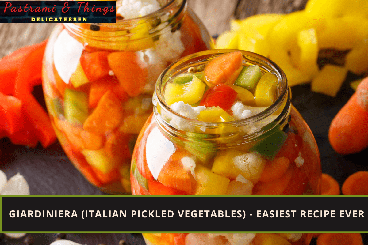 Giardiniera (Italian Pickled Vegetables) - Easiest Recipe Ever ...