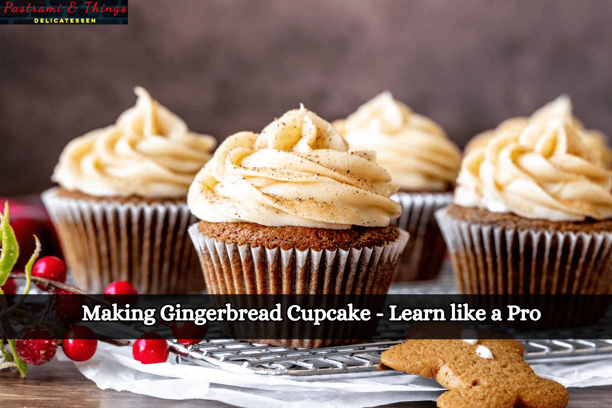 Making Gingerbread Cupcake - Learn like a Pro