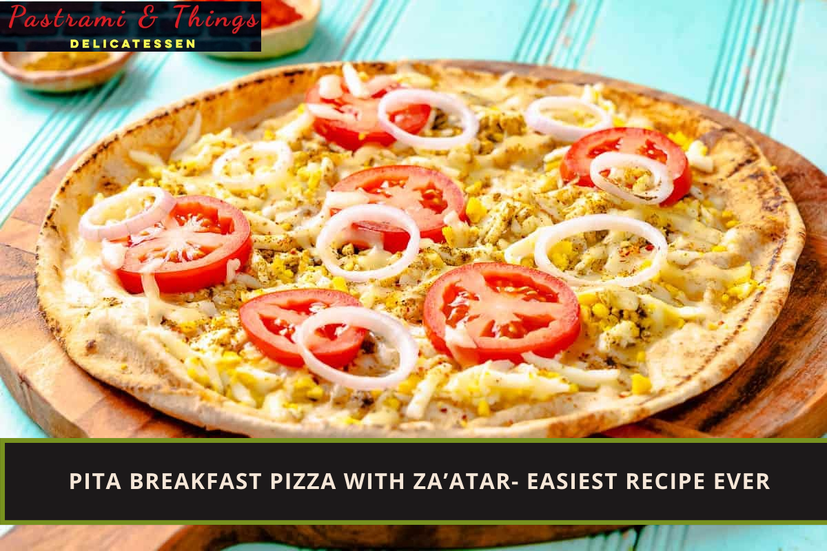 Pita Breakfast Pizza With Za’atar- Easiest Recipe Ever